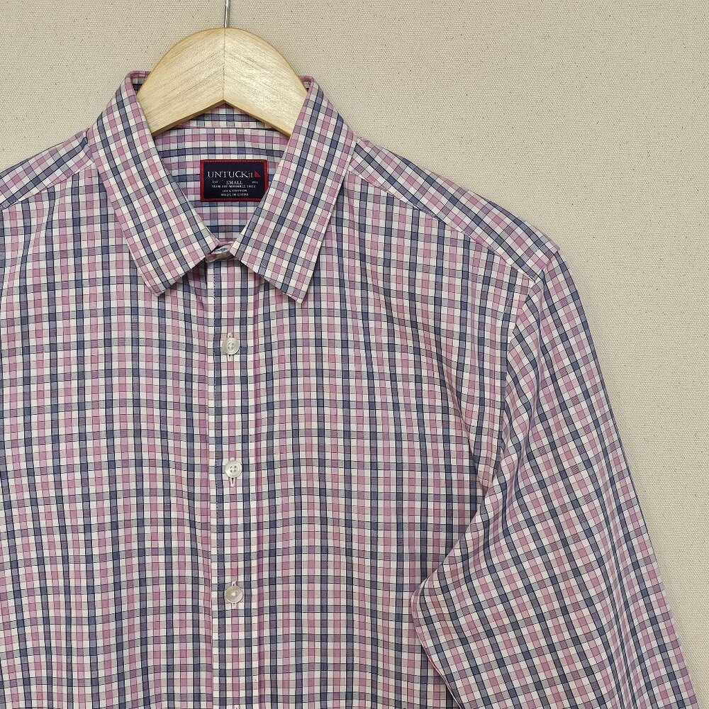 UNTUCKit Wrinkle Free Button Down Slim Fit S